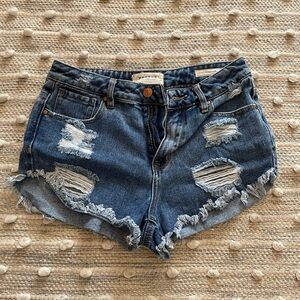 Pacsun High Rise Jean Shorts